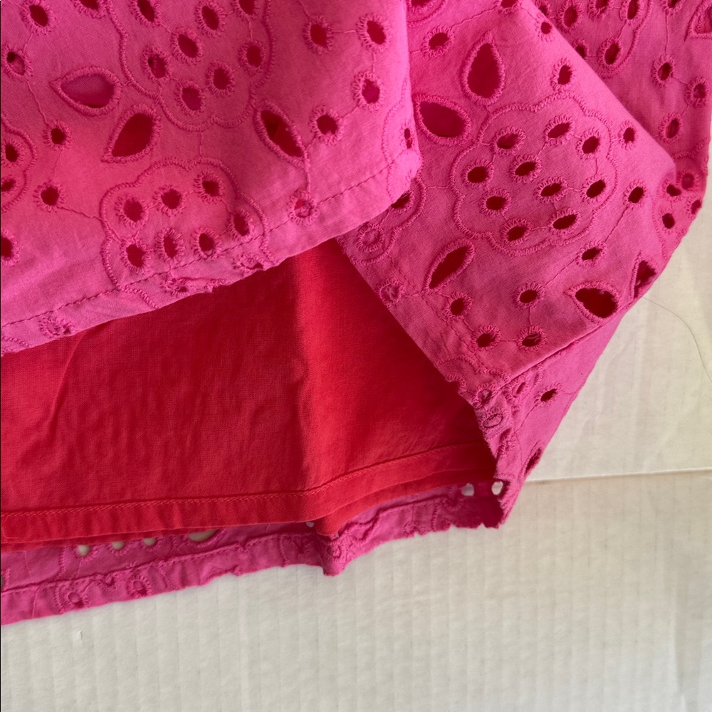 Boden Pink Eyelet Skirt BODEN Women's Broderie Pencil Skirt, Pink, US 14R - Picture 7 of 10
